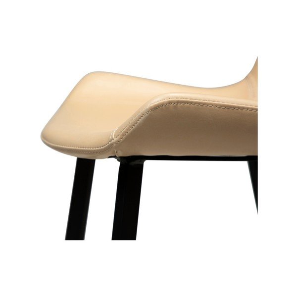 Светлокафяв бар стол от екокожа DAN-FORM Дания Hype, височина 91 cm - DAN-FORM Denmark-image-2