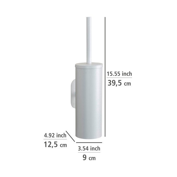 Бяла самозалепваща четка за тоалетна от неръждаема стомана Orea – Wenko-image-3