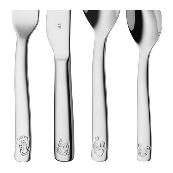 Комплект прибори за хранене от неръждаема стомана Cromargan® от 4 части за деца Farm - WMF-image-3