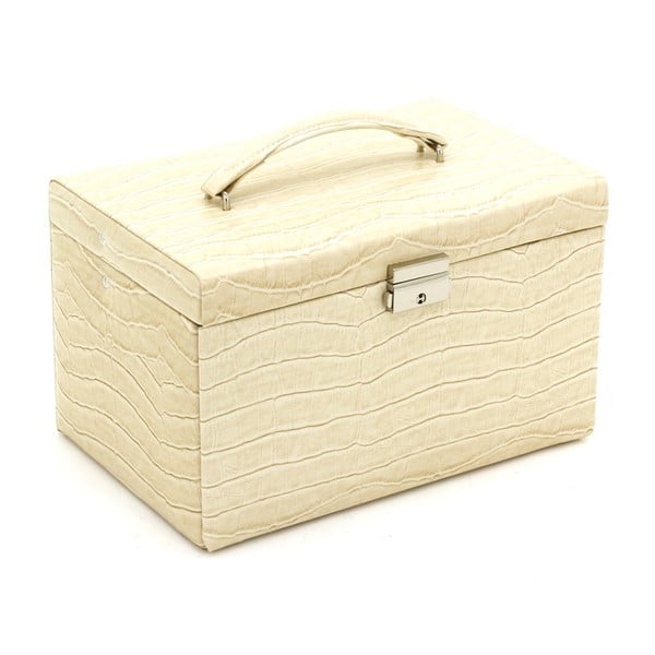Кремаво-бяла кутия за бижута Jolie - Friedrich Lederwaren