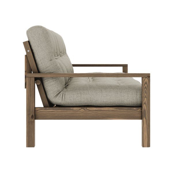 Бежов ленен разтегателен диван 205 cm Knob - Karup Design-image-4