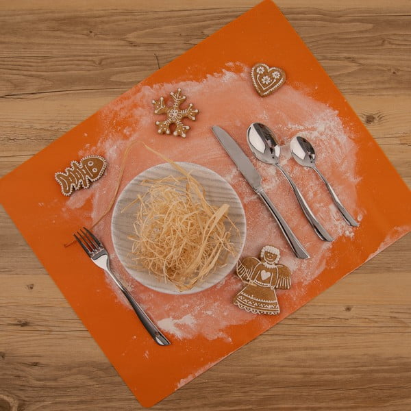 Прибори за хранене от неръждаема стомана в сребрист цвят 24 бр. Shape – Orion-image-3