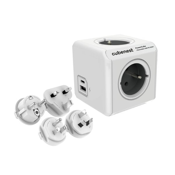 Извод за контакт 13 cm PowerCube ReWirable USB – Cubenest