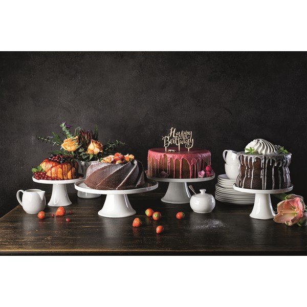 Порцеланов поднос за торта Basic – Maxwell & Williams-image-1