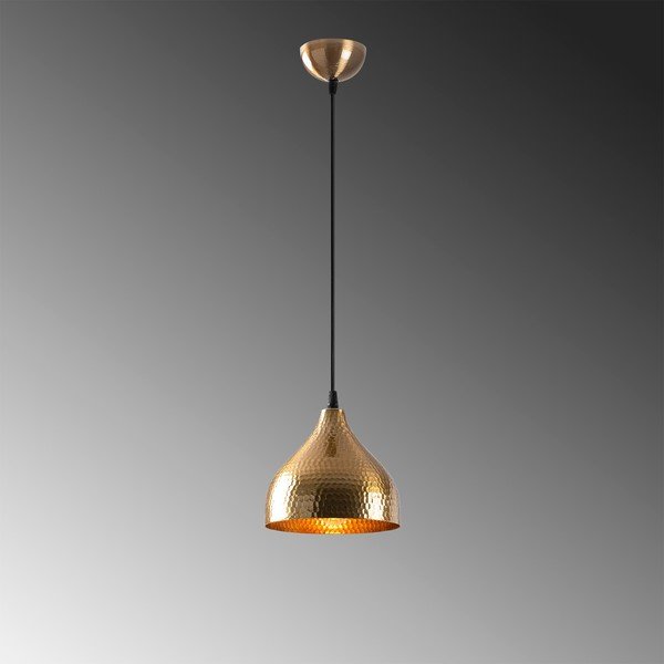 Висящо осветително тяло  в златист цвят с метален абажур ø 18 cm Tattoo – Opviq lights-image-3