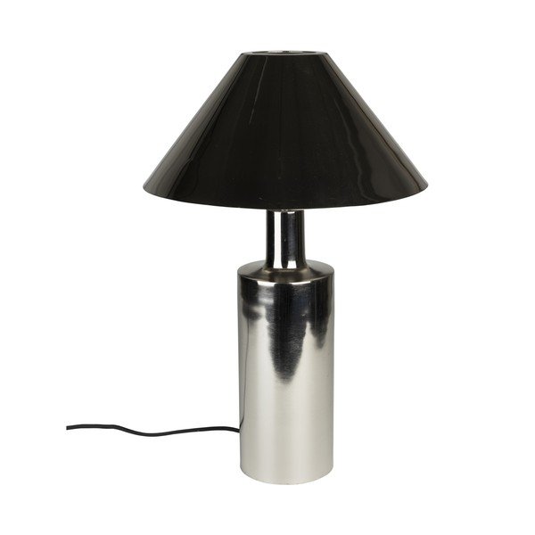 Метална настолна лампа в сребрист цвят с метален абажур (височина 53 cm) Wonders – Zuiver