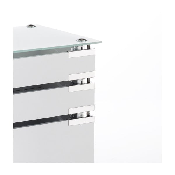 Бяла подвижна количка с 5 чекмеджета Bobo Big Bobo - Tomasucci-image-3