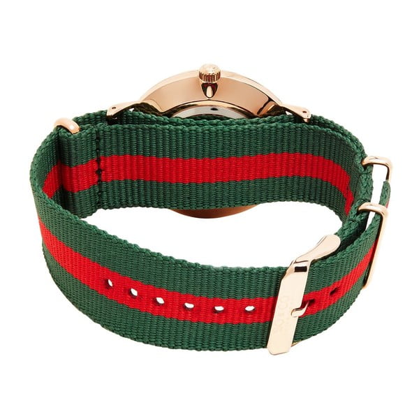 Pánské hodinky Madison Stripe Red/Green-image-1