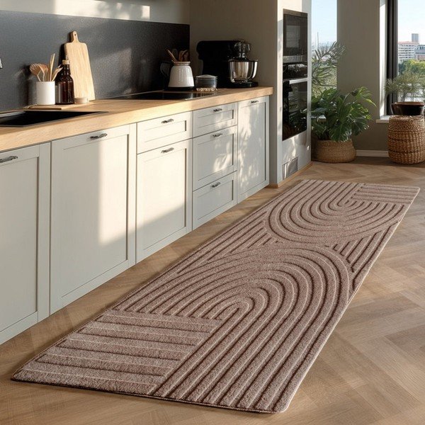 Бежова пътека 80x250 cm Pompei 1611 – Ayyildiz Carpets-image-1
