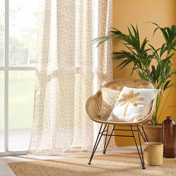 Жълто-бяла завеса 140x240 cm Maddy – douceur d'intérieur-image-3