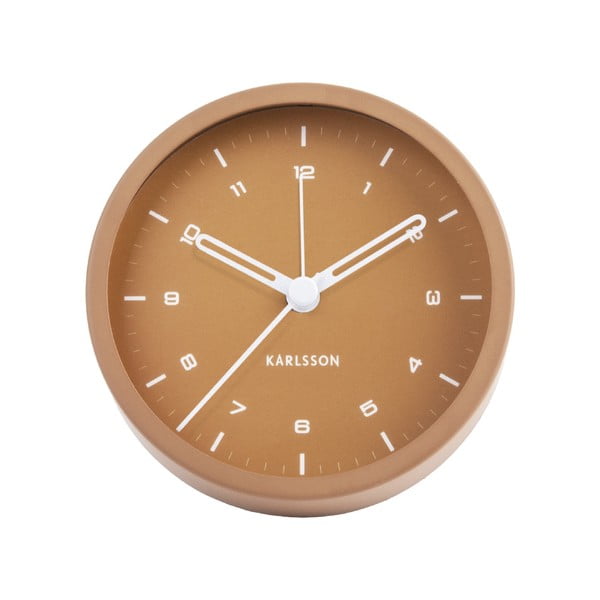 Будилник в карамелено кафяво, ø 9 см Tinge - Karlsson-image-2