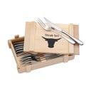 Комплект от 6 прибора за пържоли в дървена кутия Cromargan® - WMF