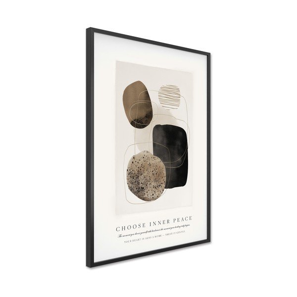Печатна картина с включена рамка 60x90 cm Inner Peace – Styler-image-4