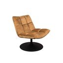 Кадифено кресло в цвят горчица Bar - Dutchbone