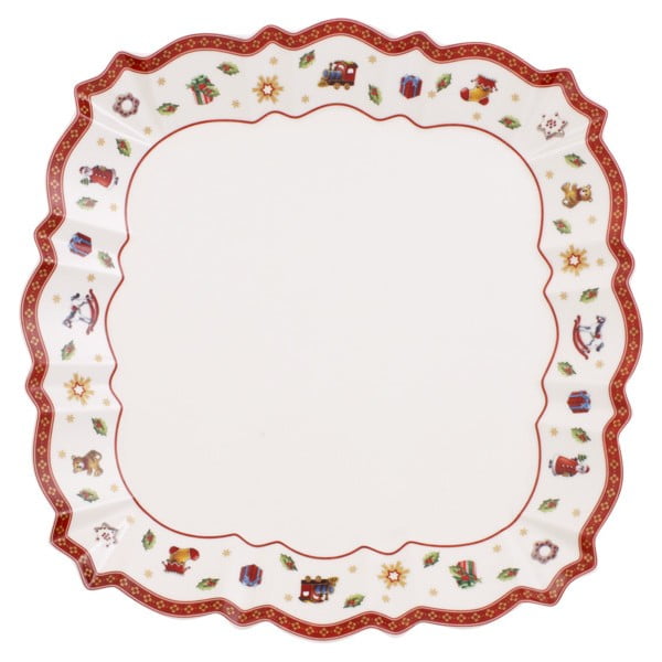 Бяла порцеланова чиния за сервиране с коледен мотив Villeroy & Boch, ø 26,5 cm - Villeroy&Boch