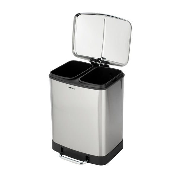Кошче за отпадъци от неръждаема стомана 24 л Studio Duo - Wenko-image-3