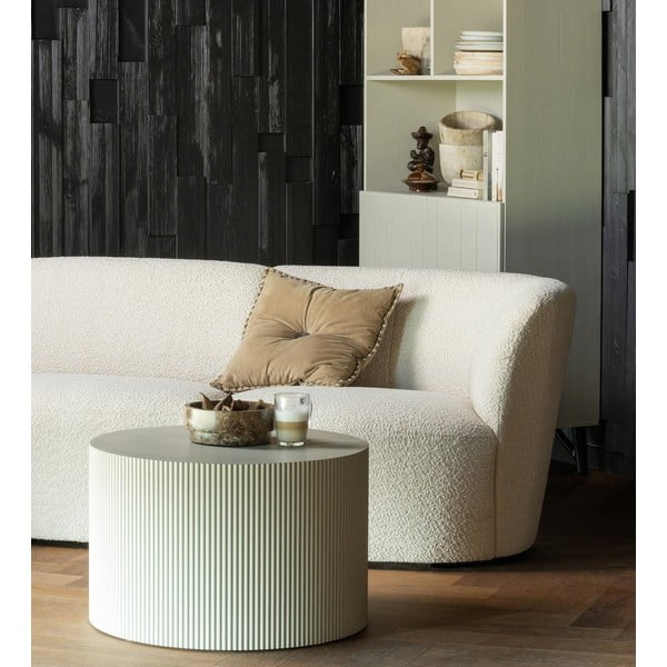 Бежова кръгла масичка за кафе ø 60 cm Sanne - WOOOD-image-4