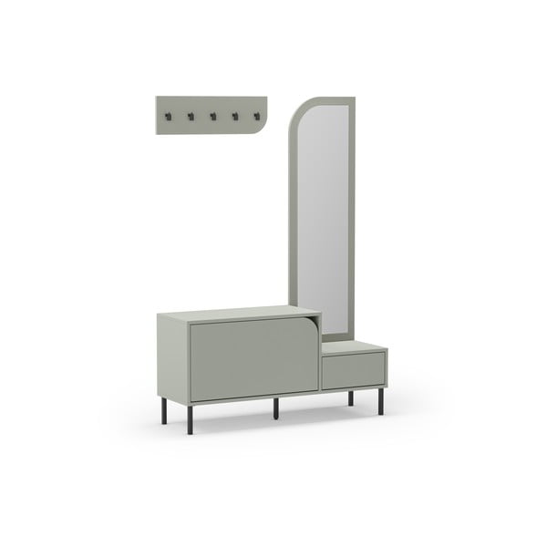 Зелено-сив комплект за коридор Bea – Marckeric-image-3