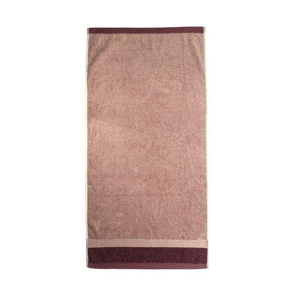 Червена памучна кърпа за баня Banda Vino, 100 x 150 cm - Ethere