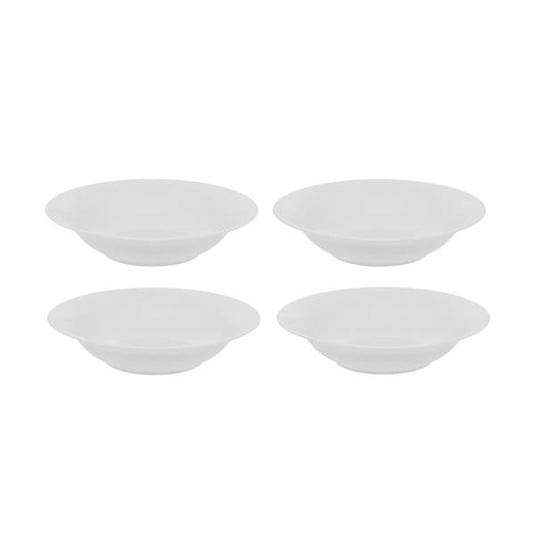Sada 4 porcelánových hlubokých talířů Sola Chic Lunasol, 23 cm 