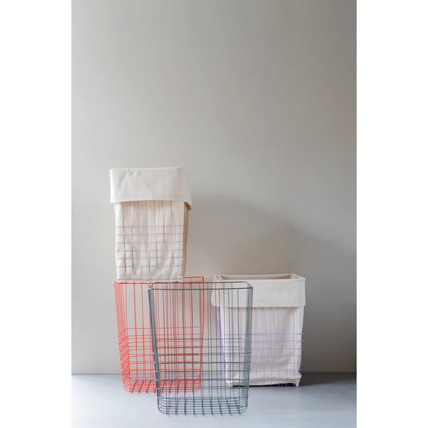 Зелен кош за пране от метал и текстил 64 l Store-It – Mette Ditmer Denmark-image-4