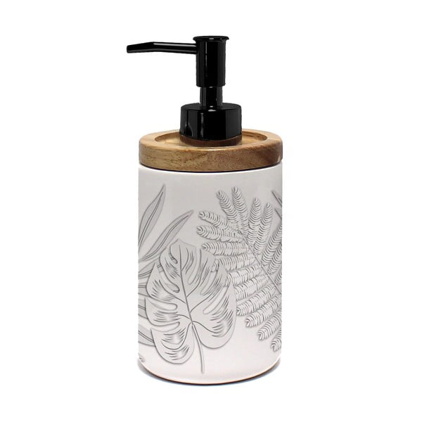 Бял керамичен диспенсър за сапун 46 ml Amber – douceur d'intérieur