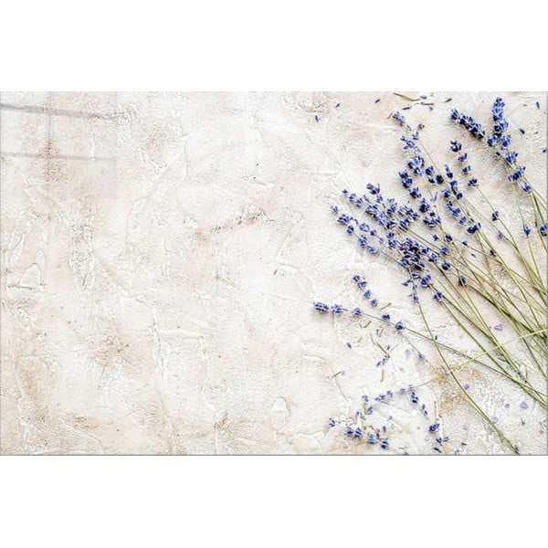 Картина върху стъкло 100x70 cm Lavender - Wallity