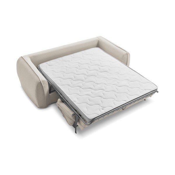 Бежов диван за ежедневно спане/сгъваем 216 cm Archimede – Bobochic Paris-image-4