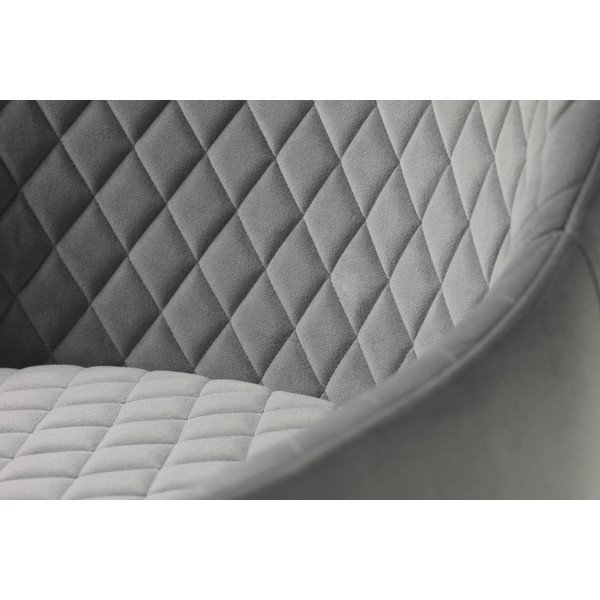 Светлосиво кадифено кресло Ottowa – Unique Furniture-image-4