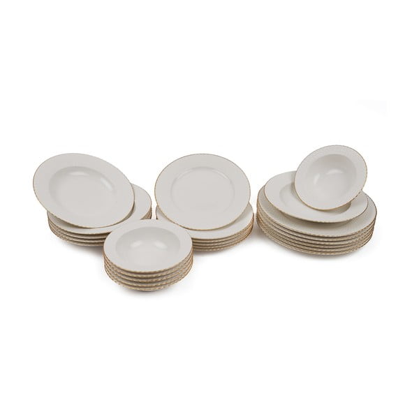 Комплект порцеланови съдове за хранене Kutahya Galla от 24 части - Kütahya Porselen-image-2