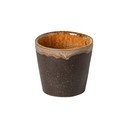 Тъмнокафява глинена чаша за еспресо 70 ml Poterie – Casafina