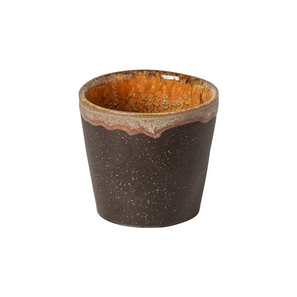 Тъмнокафява глинена чаша за еспресо 70 ml Poterie – Casafina