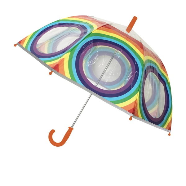 Transparentní deštník Rainbow All Around