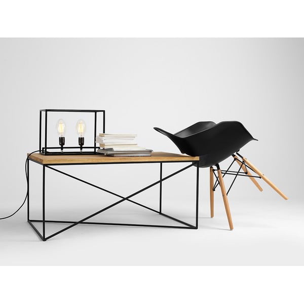 Масичка за кафе с декор от дъбова дървесина , 100 x 60 cm Memo - CustomForm-image-4