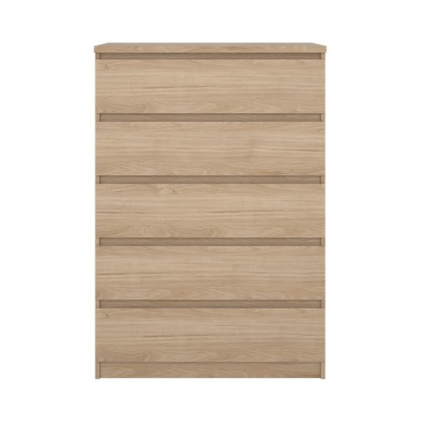 Скрин от дъбов декор  в естествен цвят 77x111x50 cm Naia – Tvilum