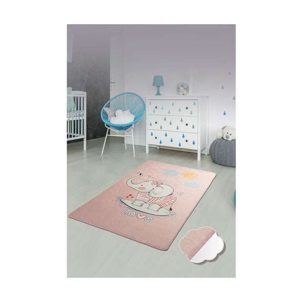 Детски противоплъзгащ килим Слонче, 100 x 160 cm Lovely - Conceptum Hypnose-image-2