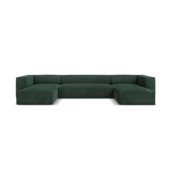 Тъмнозелен ъглов диван (U-образен) Madame - Windsor & Co Sofas