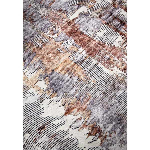 Сив килим 200x290 cm Malard Copper Gold – Elle Decoration-image-4