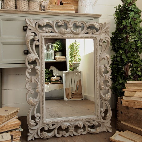 Zrcadlo Foggia Grey Antique, 65 x 85 cm