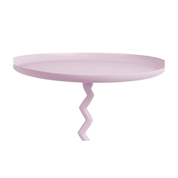 Метална кръгла странична масичка ø 40 cm Zig Zag – Leitmotiv-image-1