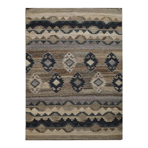 Ručně tkaný koberec Bakero Kilim Natural 34, 240 x 155 cm