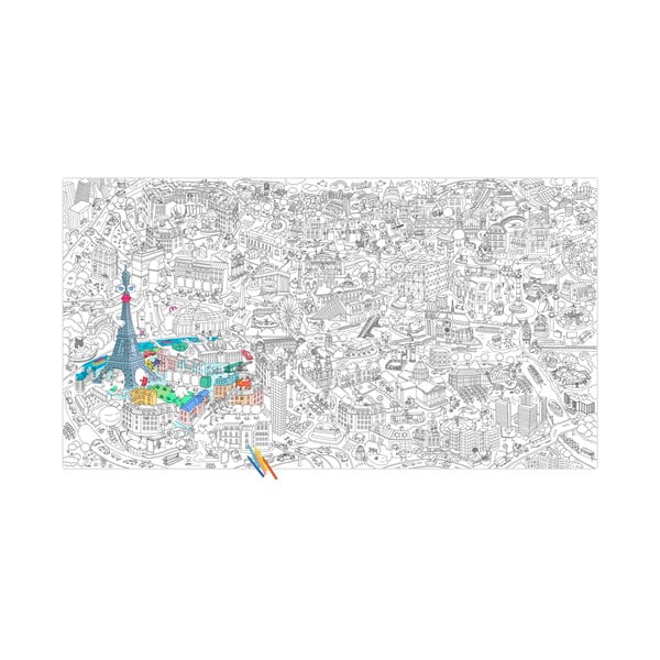 Omalovánka OMY Paris XXL, 180 x 100 cm-image-2