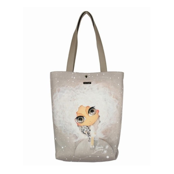 Бяла чанта за пазаруване No.171 - Dara bags