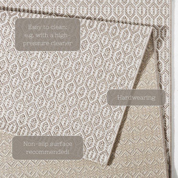 Сив килим за открито , 80 x 200 cm Coin - NORTHRUGS-image-2