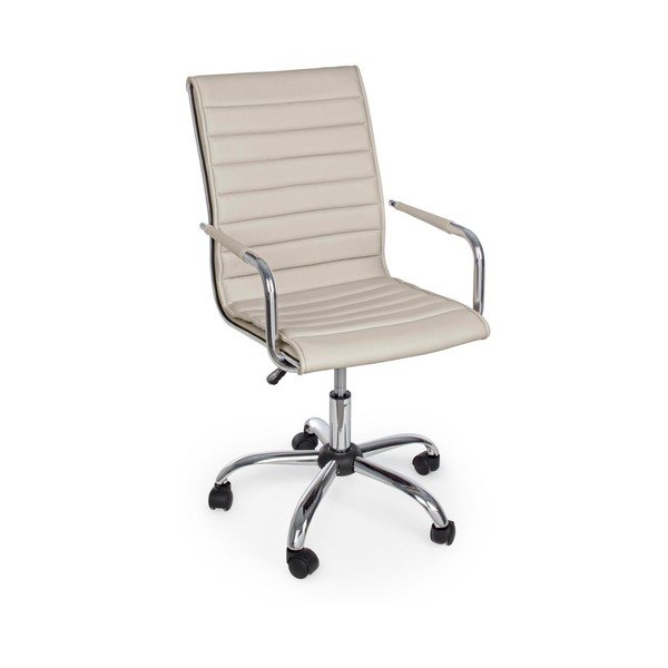 Кафяво-сив офис стол от имитация на кожа Perth – Yes Everyday