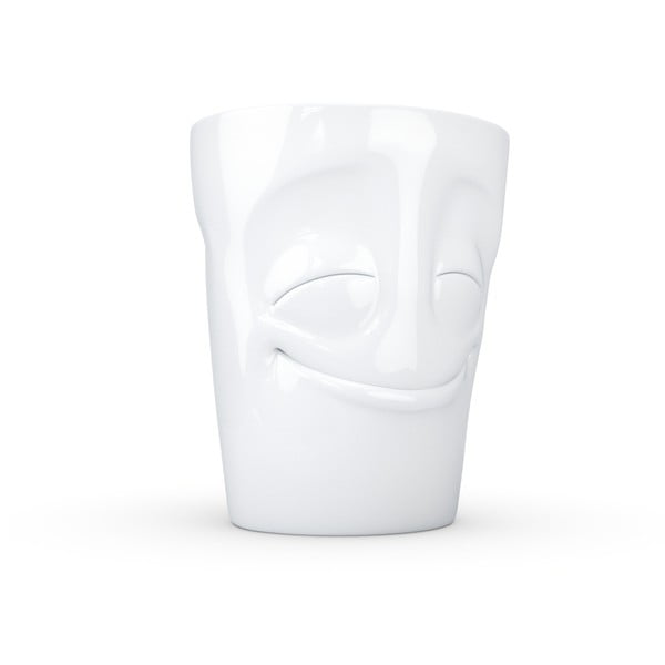 Бяла порцеланова чаша с дръжка , обем 350 ml - 58products-image-2