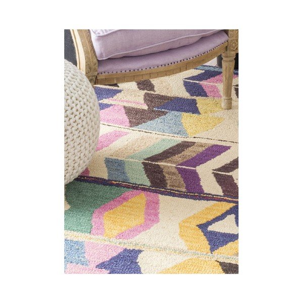 Vlněný koberec Aztec Multi, 152x244 cm-image-2