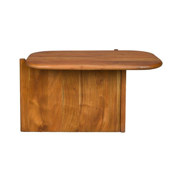 Масичка за кафе от масивна акация в естествен цвят 50x75 cm Feller – Dutchbone-image-4