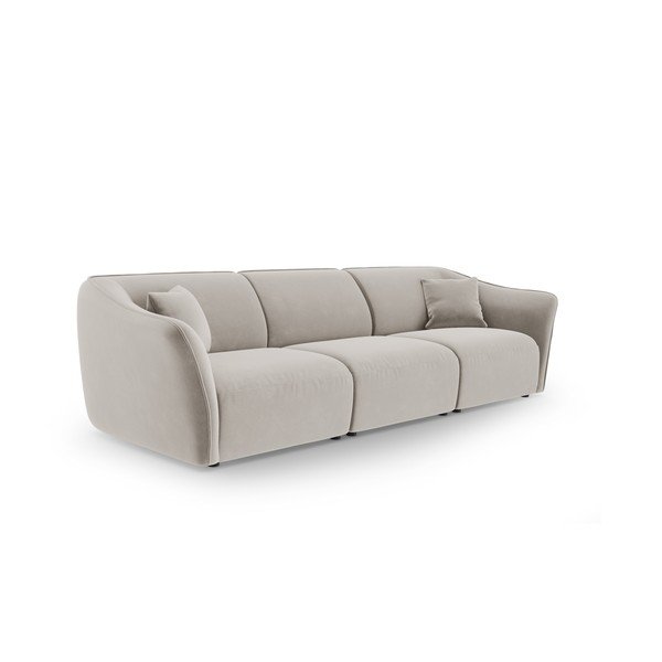 Бежов кадифен диван 292 cm Tokyo – Cosmopolitan Design-image-2