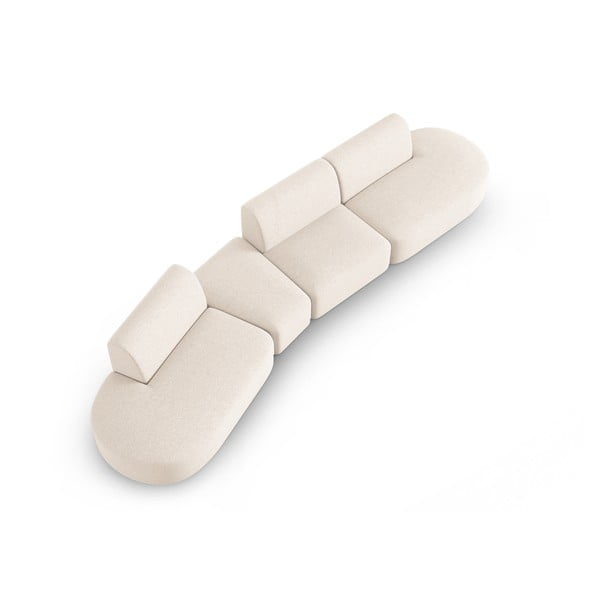 Бежов диван 412 cm Shane - Micadoni Home-image-4